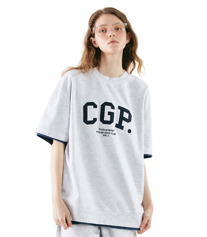 韓國CODEGRAPHY - CGP ARCH LOGO SHORT SLEEVE CREW NECK_3 color