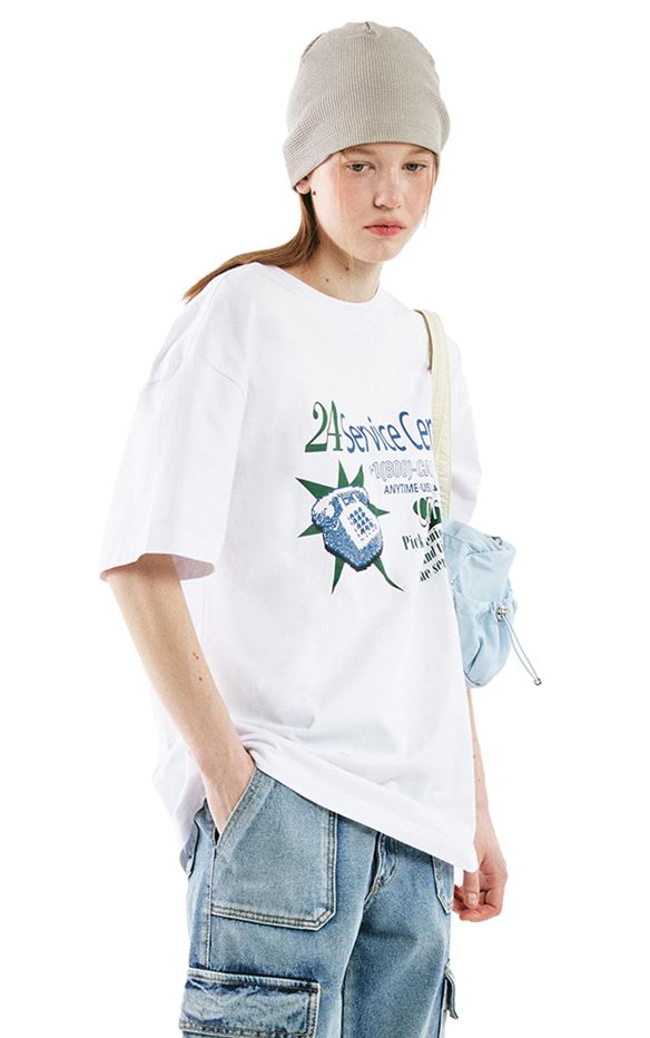 韓國CODEGRAPHY - CGP CODE NUMBER SHORT T-SHIRT_white