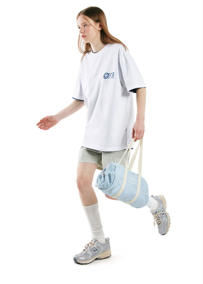 韓國CODEGRAPHY - CGP MESSAGE GRAPHIC SHORT T-SHIRT_white