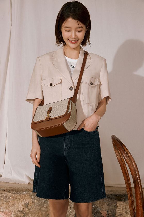 韓國LOEUVRE - Sac de Velo toile X-Small (NATURAL TANNING)