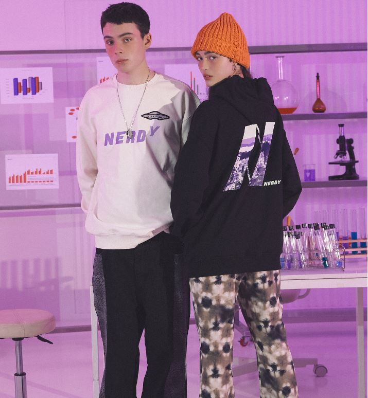 韓國 NERDY - Seoul DNA Pullover Hoodie (3color)