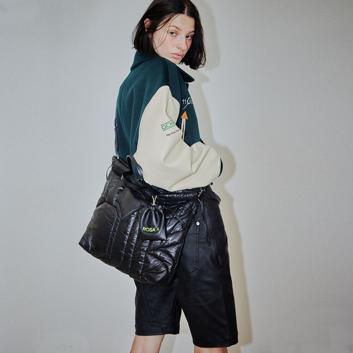 ROSA.K LA POCHE TOTE JET BLACK_M