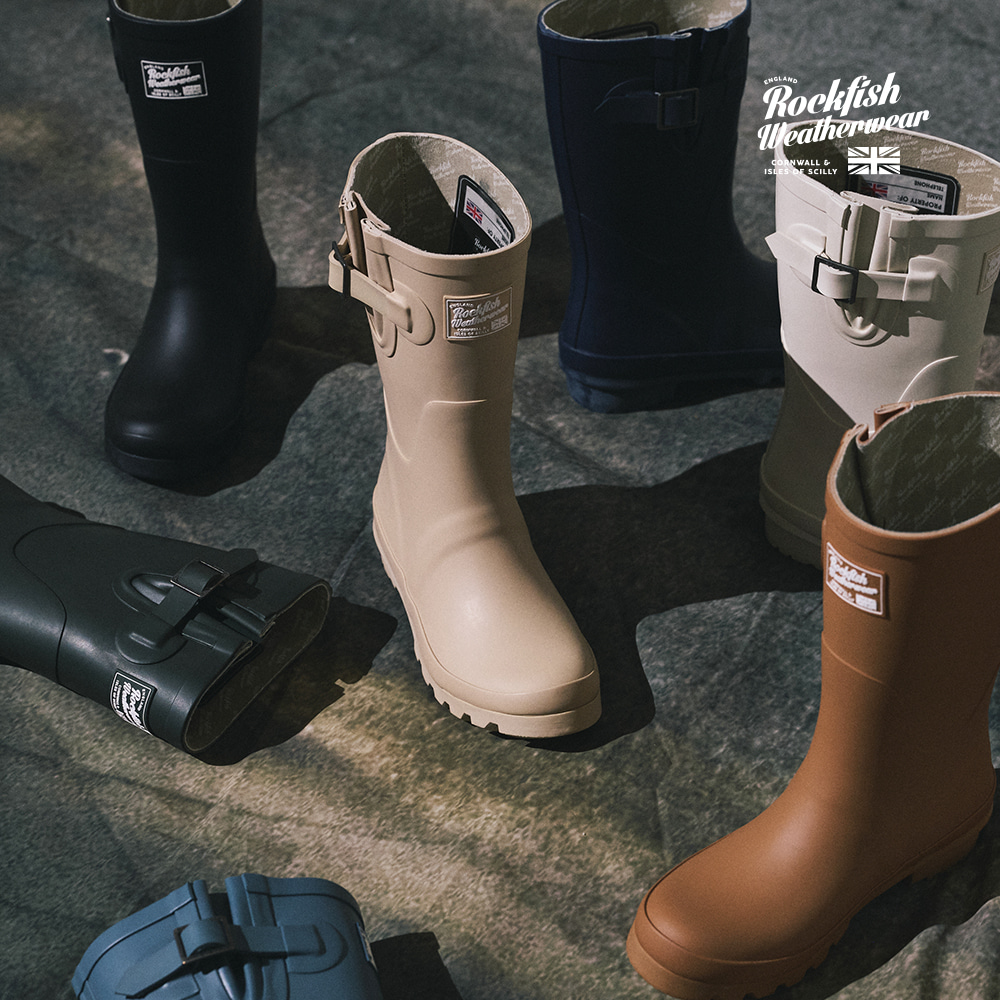 韓國Rockfish Weatherwear - ORIGINAL RAIN BOOTS SHORT - 8color