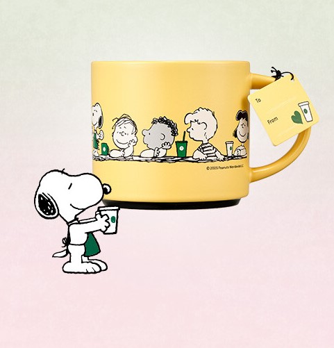 韓國 Starbucks - 史努比聯名 馬克杯 414ml 