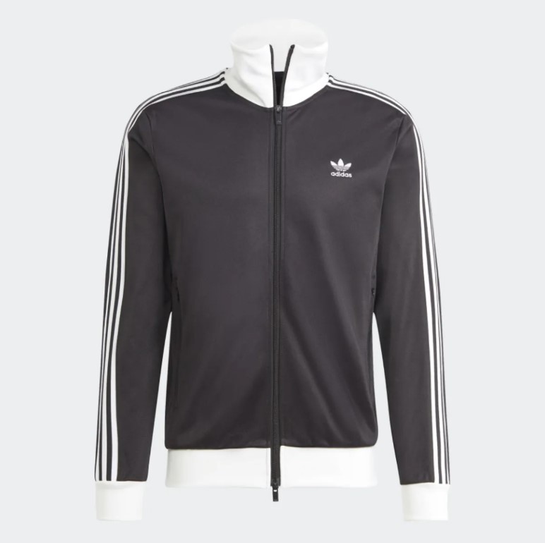 韓國 ADIDAS - Beckenbauer Track Top - Black:White / II5763