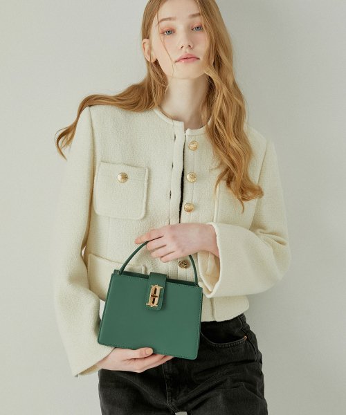 韓國 J.ESTINA - LUCE MINI Tote GN 